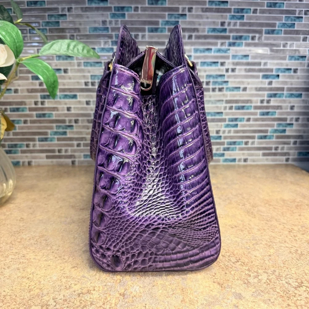 NWT Brahmin Small Finley Heroic Purple purse - Picture 4 of 7